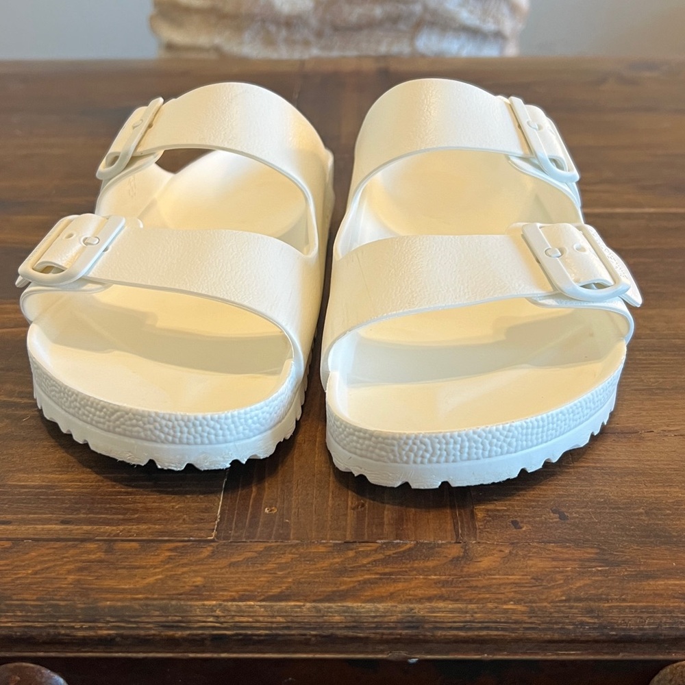 Birkenstock White Arizona Essentials Slide Sandals EVA | EU: 43 M: 10-10.5 W: 12 - Picture 3 of 14